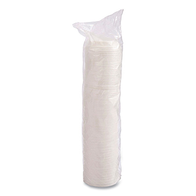 Solo Cappuccino Dome Sipper Lids, Fits 12 oz, White, 1,000/Carton (DCC12EL)