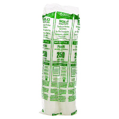 Dart Polystyrene Portion Cups, 4 oz, Translucent, 250/Bag, 10 Bags/Carton (DCCP400N)