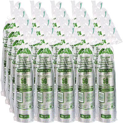 Dart Ultra Clear PETE Cold Cups, 7 oz, Clear, 50/Pack (DCCTP7PK)