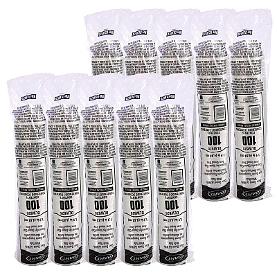 Dart Open-Top Dome Lid, Fits 16 oz to 24 oz Plastic Cups, Clear, 1.9" Dia Hole, 1,000/Carton (DCCDLW626)