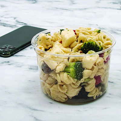Dart MicroGourmet Food Container, 16 oz, Translucent, Plastic, 50/Pack, 10 Packs/Carton (DCCMN160100)