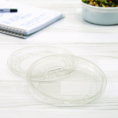 Dart Conex Deli Container Lid, Clear, Plastic, 500/Carton (DCCNL8RT7000)