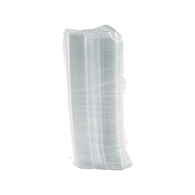 Dart ClearPac SafeSeal Tamper-Resistant/Evident Containers, Domed Lid, 8 oz, 4.9 x 1.9 x 5.5, Clear, Plastic, 100/Bag, 2 Bags/CT (DCCCH8DED)