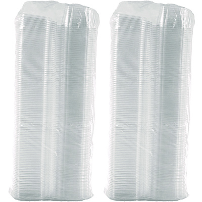 Dart ClearPac SafeSeal Tamper-Resistant/Evident Containers, Domed Lid, 16 oz, 4.9 x 2.9 x 5.5, Clear, Plastic, 100/Bag, 2 Bags/CT (DCCCH16DED)