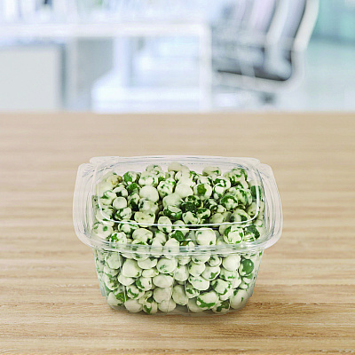 Dart ClearPac SafeSeal Tamper-Resistant/Evident Containers, Domed Lid, 16 oz, 4.9 x 2.9 x 5.5, Clear, Plastic, 100/Bag, 2 Bags/CT (DCCCH16DED)