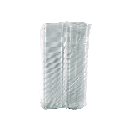 Dart ClearPac SafeSeal Tamper-Resistant/Evident Containers, Domed Lid, 24 oz, 6.4 x 2.3 x 7.1, Clear, Plastic, 100/Bag, 2 Bags/CT (DCCCH24DED)