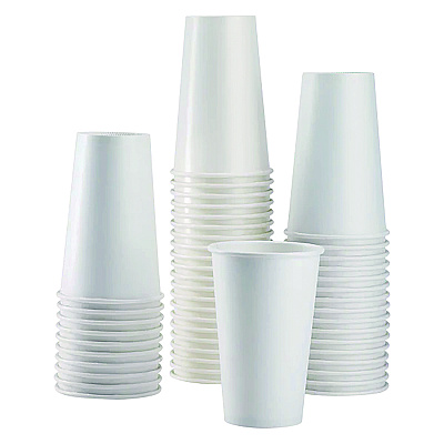 Karat Double Poly Paper Cold Cups, 16 oz, White, 1,000/Carton (KRTCKCP16W)