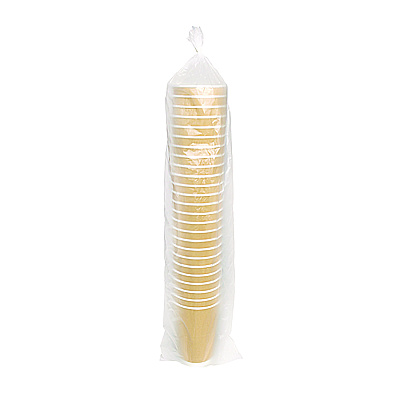 Karat Ripple Hot Cups, 16 oz, Kraft/White, 500/Carton (KRTCKRC516)