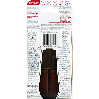Air Wick Essential Mist Refill, Peony and Jasmine, 0.67 oz Bottle, 6/Carton (RAC98555)