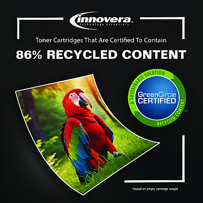 Innovera Remanufactured Yellow Toner, Replacement for 593-BBJW, 1,400 Page-Yield (IVRD525Y)
