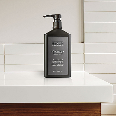 Guild+Pepper Lotion, Warm Oak, 12.2 oz Bottle, 12/Carton (GIS100305)