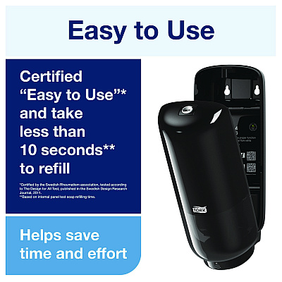 Tork Odor-Control Hand Soap Liquid S4 Refill, Perfume-Free, 1 L, 6/Carton (TRK400020)