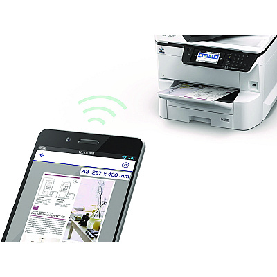 Epson WorkForce Pro WF-C8190 Wireless Color Inkjet Printer (EPSC11CG70201)