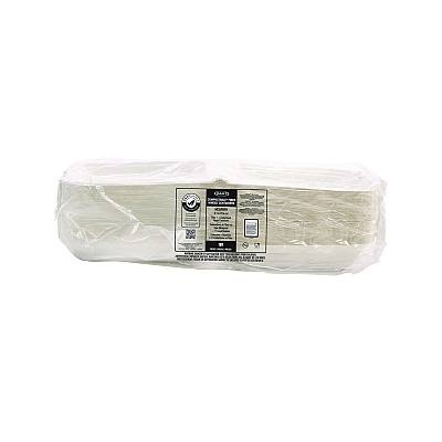 Dart Compostable Fiber Hinged Trays, ProPlanet Seal, 8.03 x 8.38 x 1.93, Ivory, Molded Fiber, 200/Carton (DCCHC8FBR1)