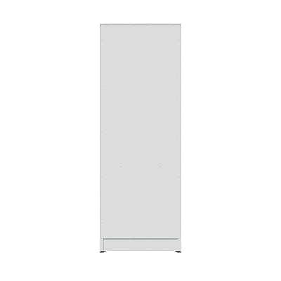 Workspace by Alera Three-Shelf Narrow-Footprint Bookcase, 15.75" x 11.42" x 44.33", White (ALEWS161248WT)