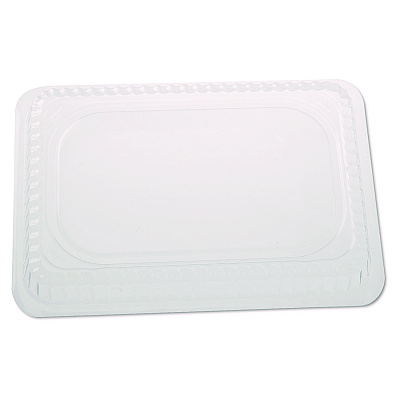 HFA Plastic Dome Lids, Fits Oblong Pans 2061/2062, 8.25 x 5.88, Clear, 500/Carton (HFA2062DL)