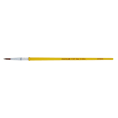 Crayola Watercolor Brush Set, Size 2, Camel-Hair Blend, Round Profile, 3/Pack (CYO051127002)
