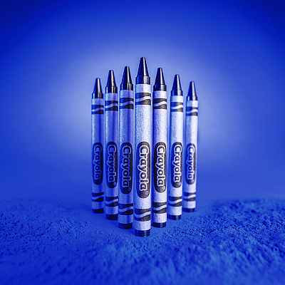 Crayola Bulk Crayons, Blue, 12/Box (CYO520836042)