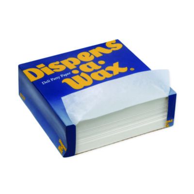 Dixie Dispens-A-Wax Waxed Deli Patty Paper, 4.75 x 5, White, 1,000/Box (DXE434BX)