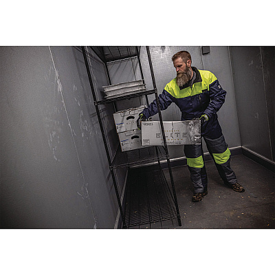 ergodyne N-Ferno 6475 Insulated Freezer Coverall, Small, Navy (EGO41242)