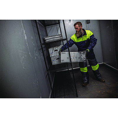 ergodyne N-Ferno 6475 Insulated Freezer Coverall, Large, Navy (EGO41244)