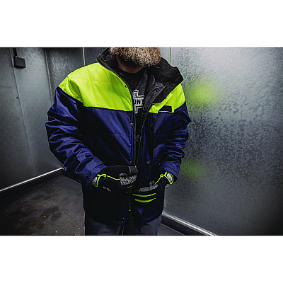 ergodyne N-Ferno 6476 Insulated Freezer Jacket, X-Small, Navy (EGO41251)
