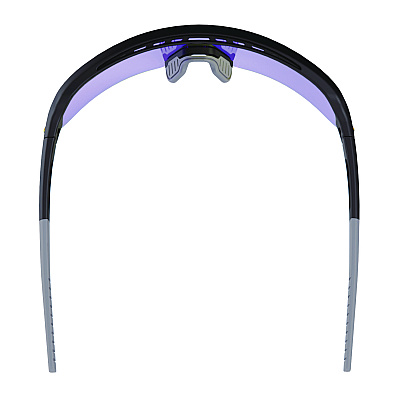 ergodyne Skullerz AEGIR Anti-Scratch/Enhanced Anti-Fog Safety Glasses, Black Nylon Impact Frame, Blue Mirror Polycarbonate Lens (EGO55008)