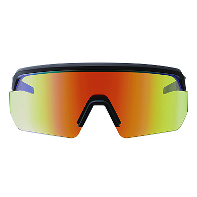 ergodyne Skullerz AEGIR Anti-Scratch Enhanced Anti-Fog Safety Glasses, Black Nylon Impact Frame, Orange Mirror Polycarbonate Lens (EGO55010)
