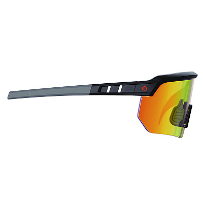 ergodyne Skullerz AEGIR Anti-Scratch Enhanced Anti-Fog Safety Glasses, Black Nylon Impact Frame, Orange Mirror Polycarbonate Lens (EGO55010)