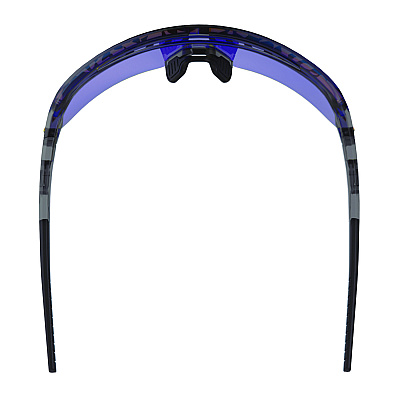 ergodyne Skullerz AEGIR Anti-Scratch/Anti-Fog Safety Glasses, Clear Smoke Nylon Impact Frame, Blue Mirror Polycarbonate Lens (EGO55012)