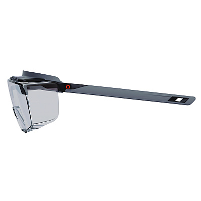 ergodyne Skullerz OSMIN Anti-Scratch/Anti-Fog Safety Glasses, Matte Black Polycarbonate Frame, Indoor/Outdoor Polycarbonate Lens (EGO55104)