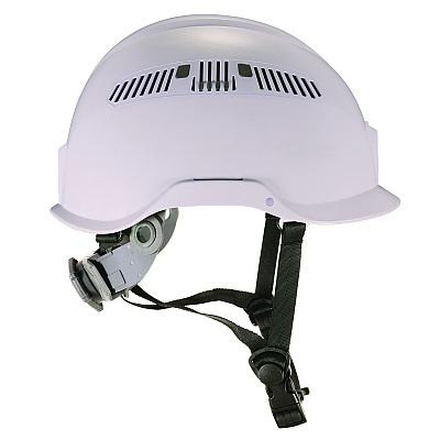 ergodyne Skullerz 8977 Class C Safety Helmet with Adjustable Venting, 6-Point Rachet Suspension, White (EGO60264)