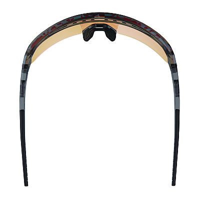 ergodyne Skullerz AEGIR Safety Glasses, Mirrored Lenses, Clear Smoke Nylon Impact Frame, Orange Mirror Polycarbonate Lens (EGO55013)