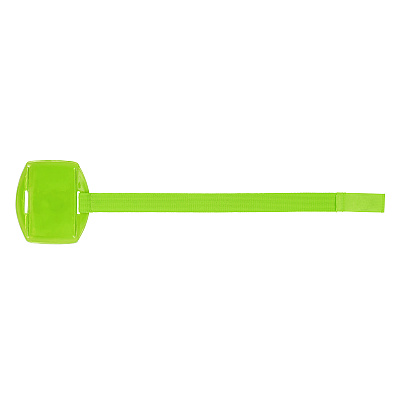 ergodyne Squids 3386 Arm Band ID/Badge Holder, Vertical, Lime, 3.75 x 4.25 Holder, 2.5 x 4 Insert (EGO19956)