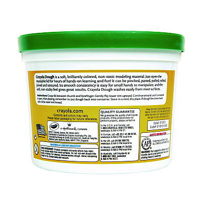 Crayola Modeling Dough Bucket, 3 lbs, Green (CYO570015044)