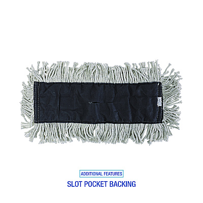 Boardwalk Disposable Dust Mop Head, Cotton, 18w x 5d (BWK1618)