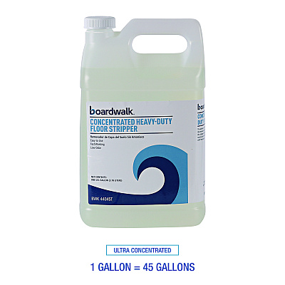 Boardwalk Concentrated Heavy-Duty Floor Stripper, 1 gal Bottle, 4/Carton (BWK4404ST)