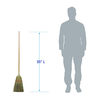 Boardwalk Cleaning Kit, Medium Blue Cotton/Rayon/Synthetic Head, 60" Natural/Yellow Wood/Metal Handle (BWKCLEANKIT)