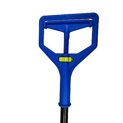 Impact Janitor Style Screw Clamp Mop Handle, Fiberglass, 64", Blue (IMP94)