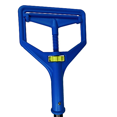 Impact Janitor Style Screw Clamp Mop Handle, Fiberglass, 64", Blue (IMP94)