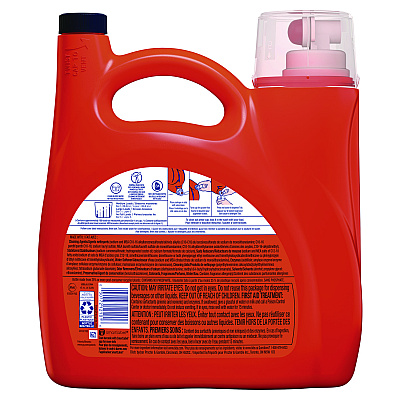 Tide Liquid Laundry Detergent, Original Scent, 132 oz Pour Bottle, 4/Carton (PGC12101)