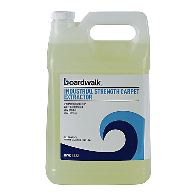 Boardwalk Industrial Strength Carpet Extractor, Clean Scent, 1 gal Bottle, 4/Carton (BWK4822)