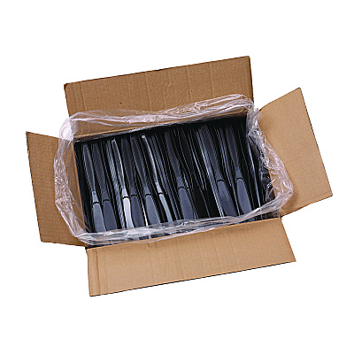 Boardwalk Heavyweight Polypropylene Cutlery, Knife, Black, 1000/Carton (BWKKNIFEHWPPBLA)
