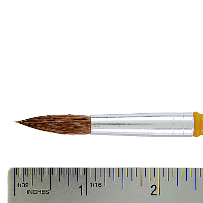 Crayola Watercolor Brush Set, Size 12, Camel-Hair Blend, Round Profile, 3/Pack (CYO051127012)