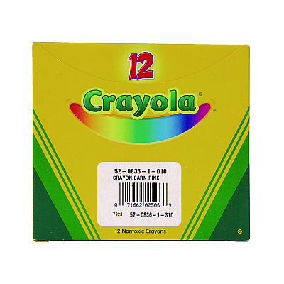 Crayola Bulk Crayons, Carnation Pink, 12/Box (CYO520836010)