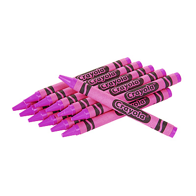 Crayola Bulk Crayons, Carnation Pink, 12/Box (CYO520836010)
