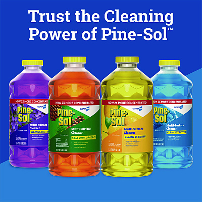 Pine-Sol CloroxPro Multi-Surface Cleaner Disinfectant Concentrated, Original Pine, 80 oz Bottle (CLO60606EA)