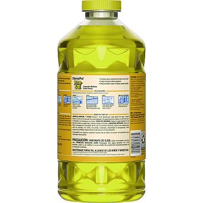 Pine-Sol CloroxPro Multi-Surface Cleaner Concentrated, Lemon Fresh Scent, 80 oz Bottle (CLO60607EA)