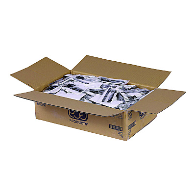 Eco-Products 100% Recycled Content Cutlery Kit, Fork/Knife/Soup Spoon/Teaspoon6", Black, 250 Kits/Carton (ECOEPS115)