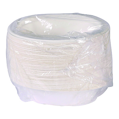 Eco-Products Renewable Sugarcane Bowls, 12 oz, Natural White, 50/Pack, 20 Packs/Carton (ECOEPBL12)